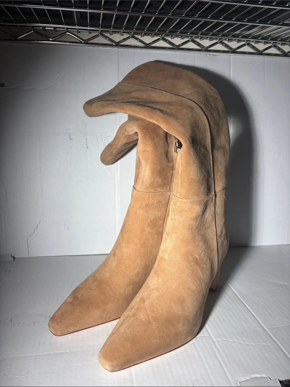 J. McLaughlin Women's Eden Suede Boots Sand Size 8